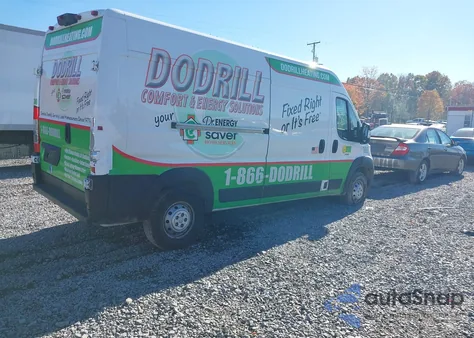 2023 Ram Promaster 2500 High Roof 159 Wb z USA, uszkodzony, nr VIN 3C6LRVDG6PE580127